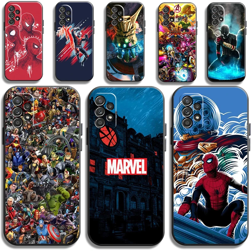 

Marvel Phone Cases For Samsung Galaxy A21S A31 A72 A52 A71 A51 5G A42 5G A20 A21 A22 4G A22 5G A20 A32 5G A11 Cases Soft TPU