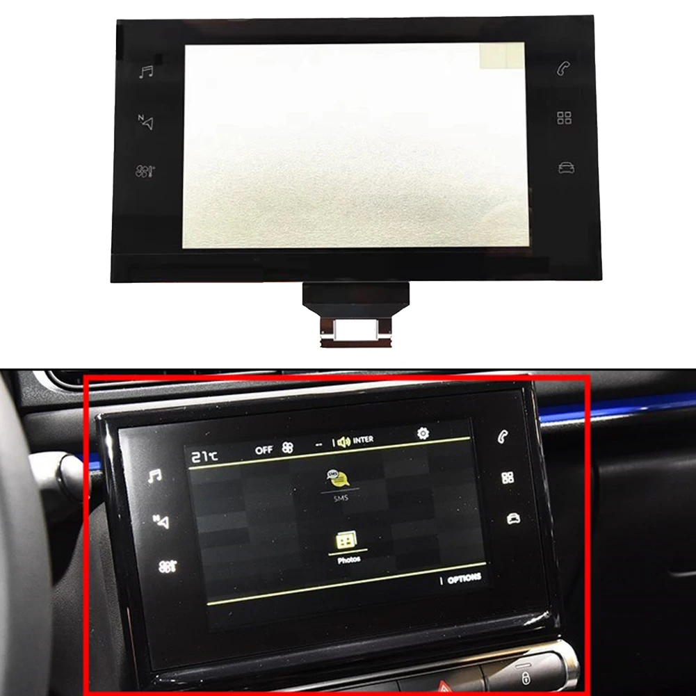 

Touch Screen Glass Display Digitizer 5V 982429858000 For P1eugeot C3 2018-2021 For 308 2018-2021 Touch Screen Glass Digitizer