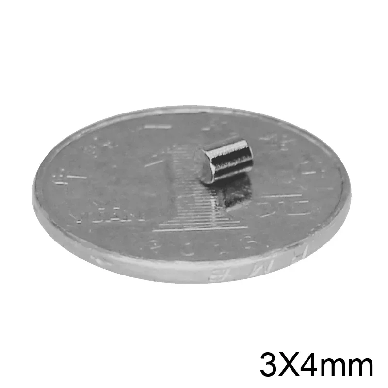 

Мощные магниты 3x4 мм