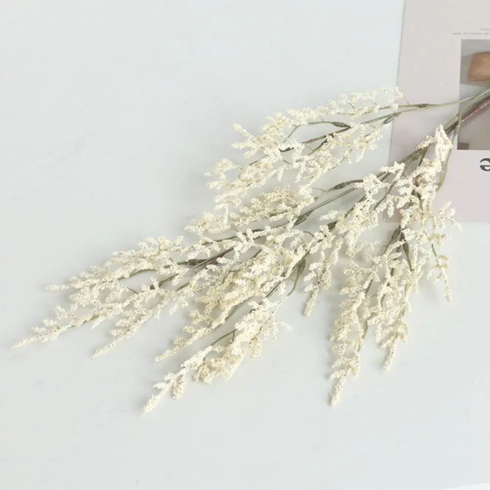 

Pastoral Modern Artificial Decoration Spike Grass No-trimming Fake Spike Grass Eye-catching for Home