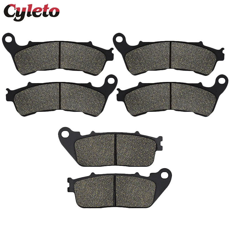 

Cyleto Motorcycle Front Rear Brake Pads for Honda VFR 800 X Crossrunner VFR800X 2011-13 CB 1000RA CB1000RA CB 1000 RA 2009-2016