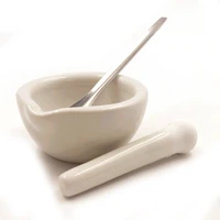 100mm chinese ceramic mortar pestle mixing grinding bowl set diy tool white milk bowl grinding bowl kitchen mortar and pestle