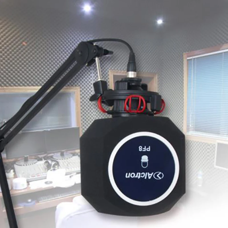 

Alctron PF8 Microphone Foam Windproof Sponge Cover Anti-noise And Cover Sound-absorbing Cover Briefing Windscreen