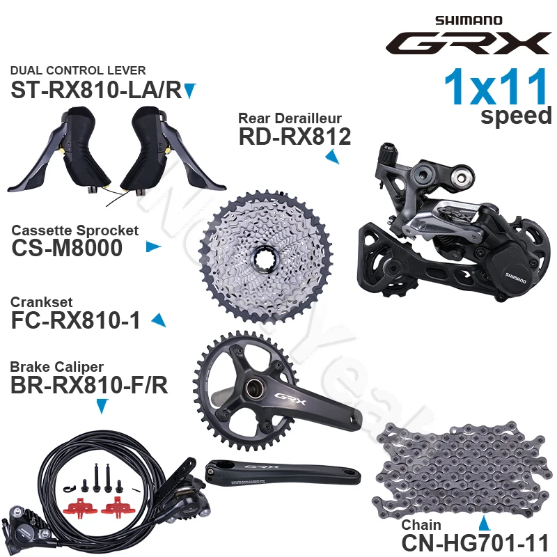 Задний переключатель передач SHIMANO GRX 1x11 |