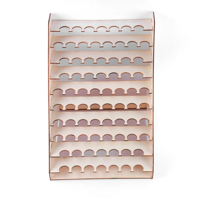 Деревянный органайзер для татуировок бутылок краски стеллаж демонстрации