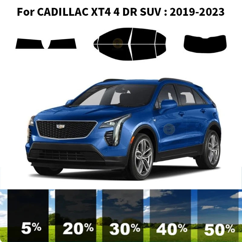 

Precut nanoceramics car UV Window Tint Kit Automotive Window Film For CADILLAC XT4 4 DR SUV 2019-2023