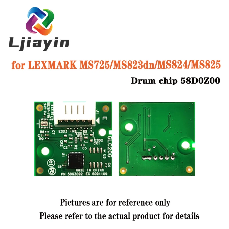 58D0Z00 150K барабанный чип для LEXMARK MS725 MS823dn MS824 MS825 MX722 MX725 MX822 MX824 MX826