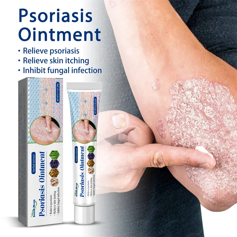 

Herbal Psoriasis Antibacterial Cream Treatment Dermatitis Eczema Urticaria Anti-itch Medical Beauty Health Skin Care Ointment
