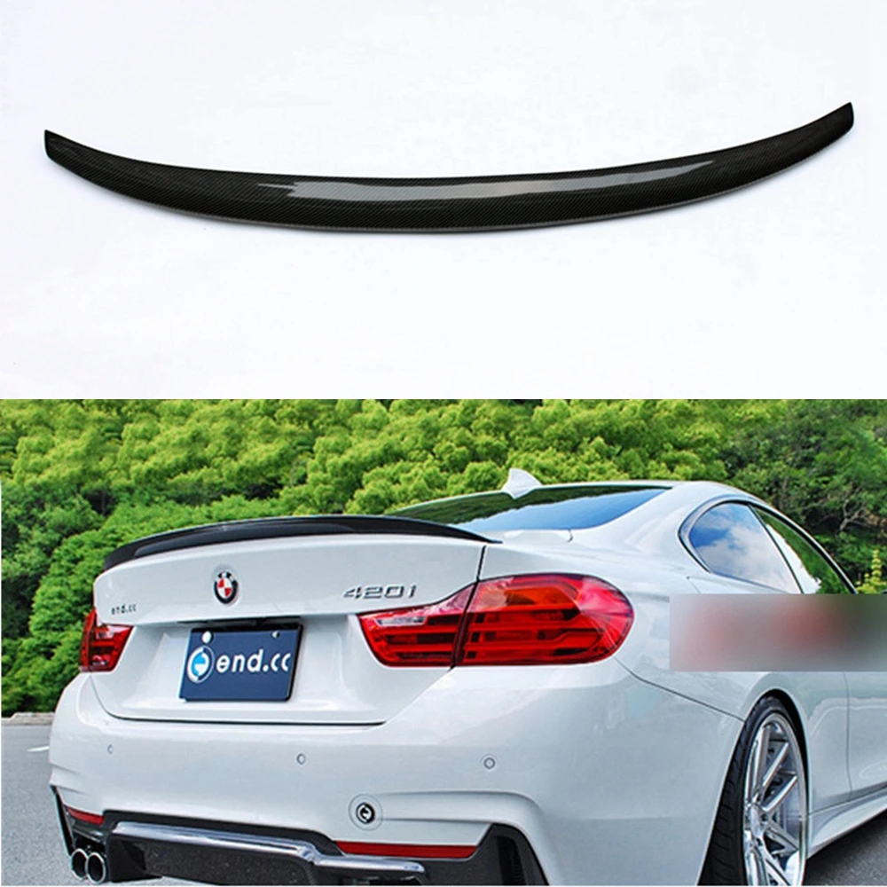

Performance Style Carbon Fiber Rear Roof Spoiler Trunk Lip Wing For BMW 4 series F36 4-door Sedan Fastback 428i 430i 435i 2014up
