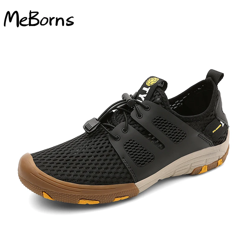 

Мужские акватуфли, уличная дышащая пляжная обувь, легкие быстросохнущие туфли для бисероплетения, спортивные кроссовки для воды и кемпинга...