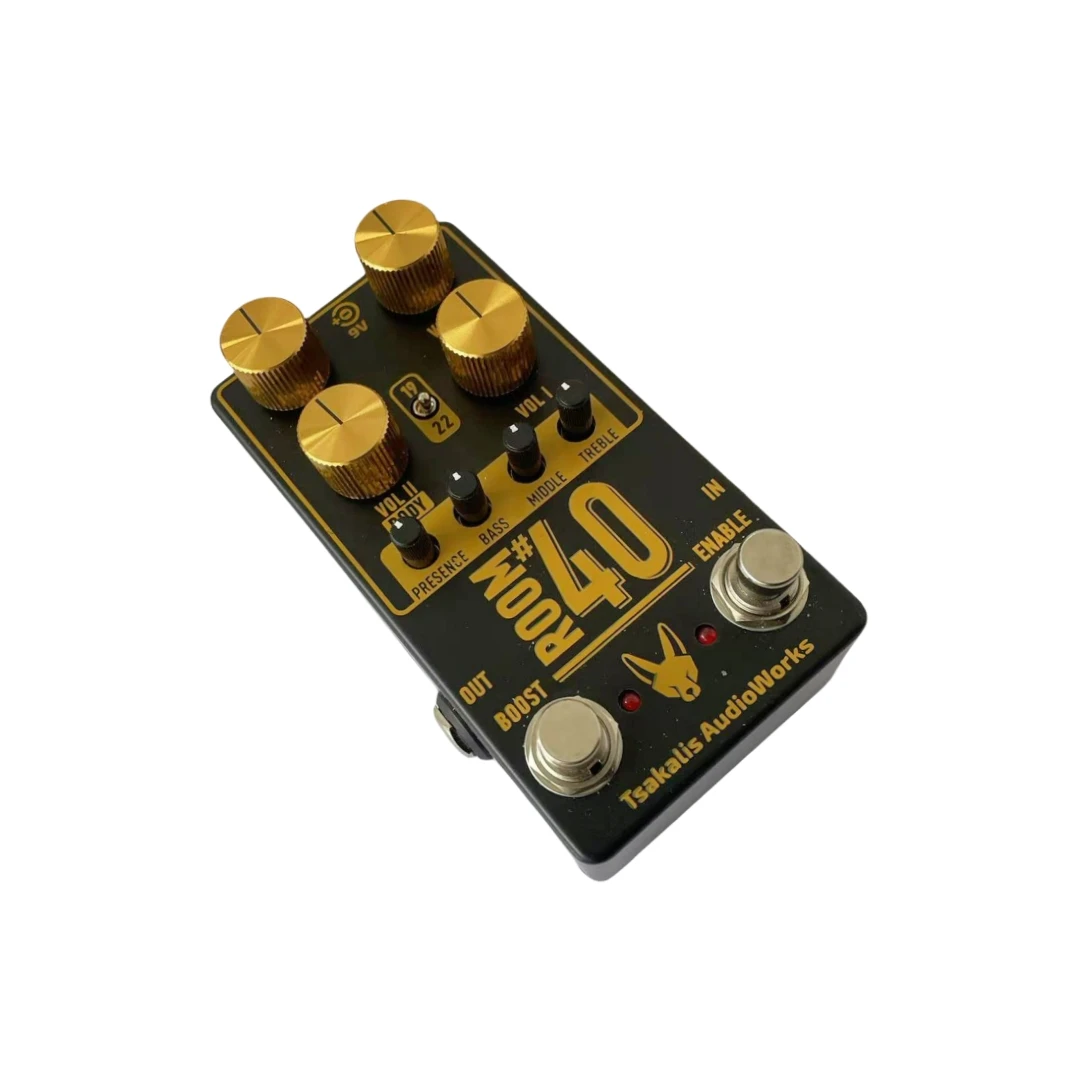 Фото Педаль LYR Pedals Ly Rock Distortion, черная, с режимами PLEXI и JCM800, со встроенной регулировкой давления. №3