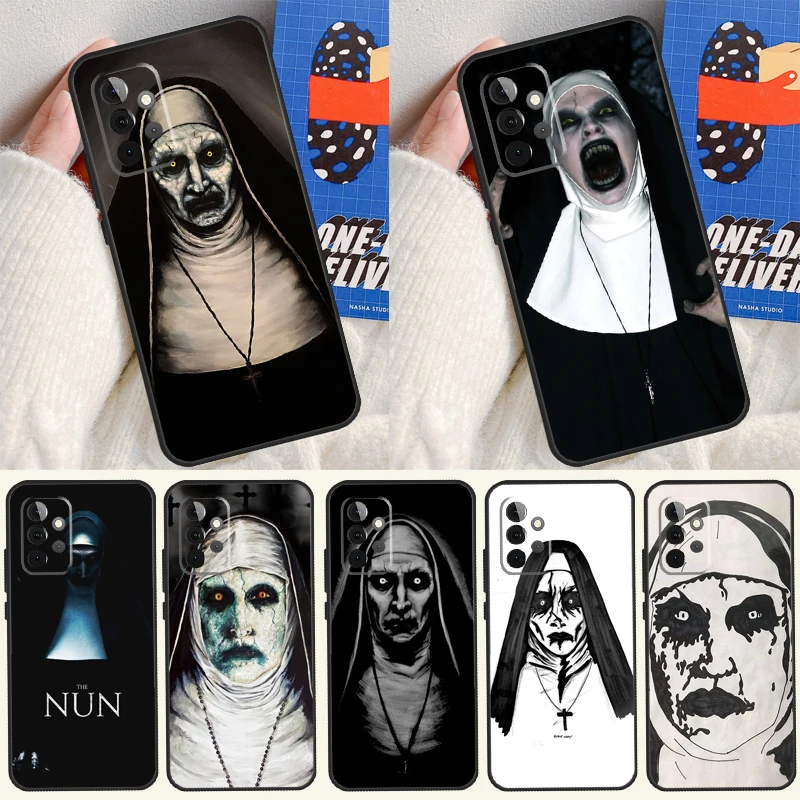 Чехол The Nun Valak Horror для Samsung Galaxy A14 A55 A06 A05 A36 A26 A16 A54 A34 A22 A32 A52 A35 A15 A53 A13 A56