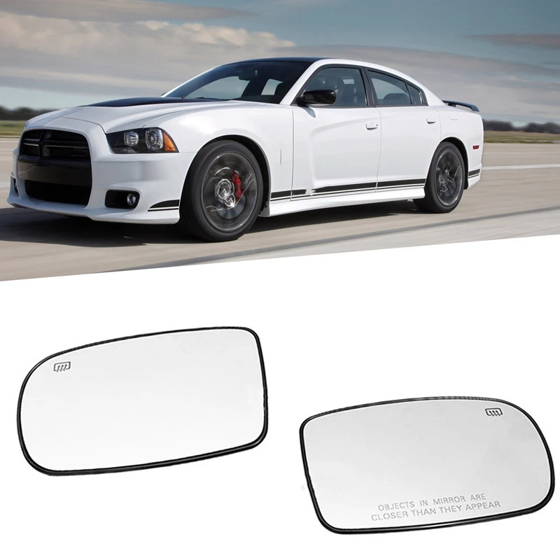 

2Pcs Rear Mirror Glass 68101146AA 68101147AA For Chrysler 300 Dodge Charger 2011-2020