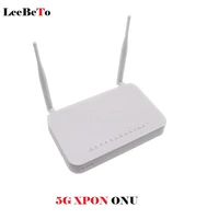 free shipping 5g xpon onu 1ge3fe2usbtel wifi 2 4g5g dual band ont without power english version