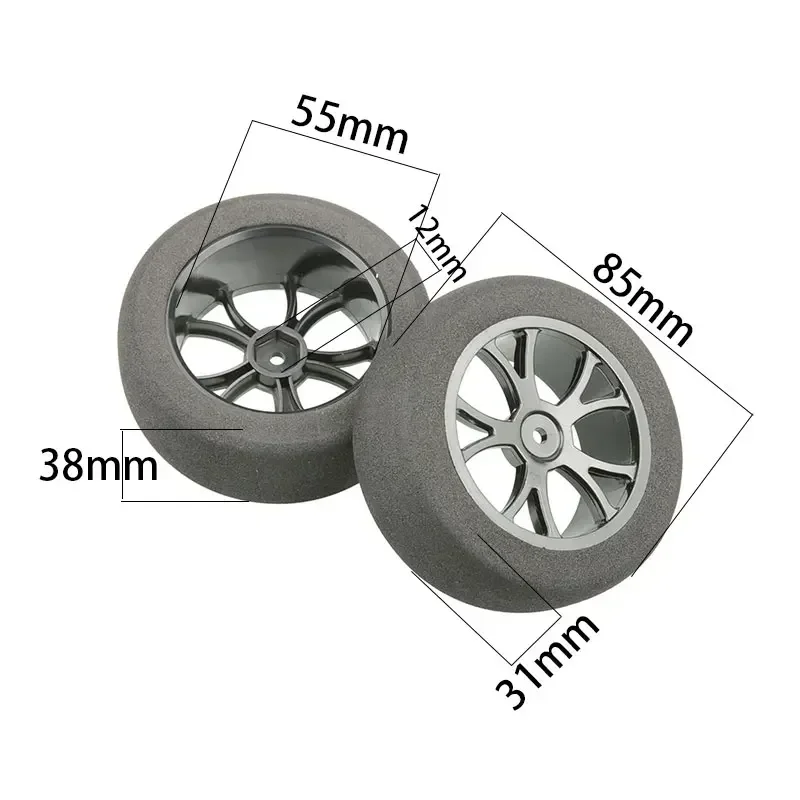 Wltoys 144001 124017 124016 144010 Радиоуправляемый автомобиль на дороге пенопластовые шины 85