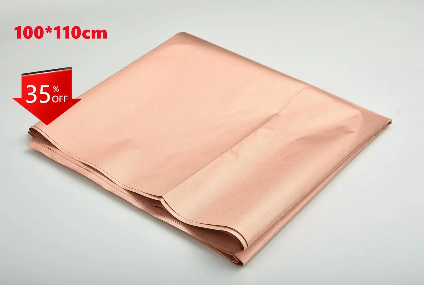 

1M EMF Copper Shielding Fabric-Blocking RFID Radiation Singal Wifi EMI EMP Radiation Reduction Anti-static Cloth Crafts Fabric
