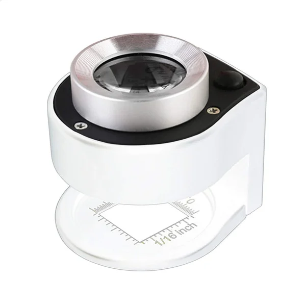 

Лупа 30X с 6 светодиодный и УФ светильник, настольное портативное металлическое увеличительное стекло для текстиля