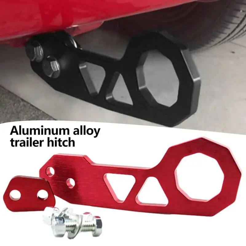 

Car Tow Hooks Racing Automotive Aluminum Alloy Tow Ropes Universal Vehicles Tail Towing Fastener Car Exterior Accessories