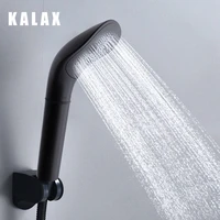 household black handheld shower head water saving sprinkler pressurized home hotel shower bath supplies bathroom accessories