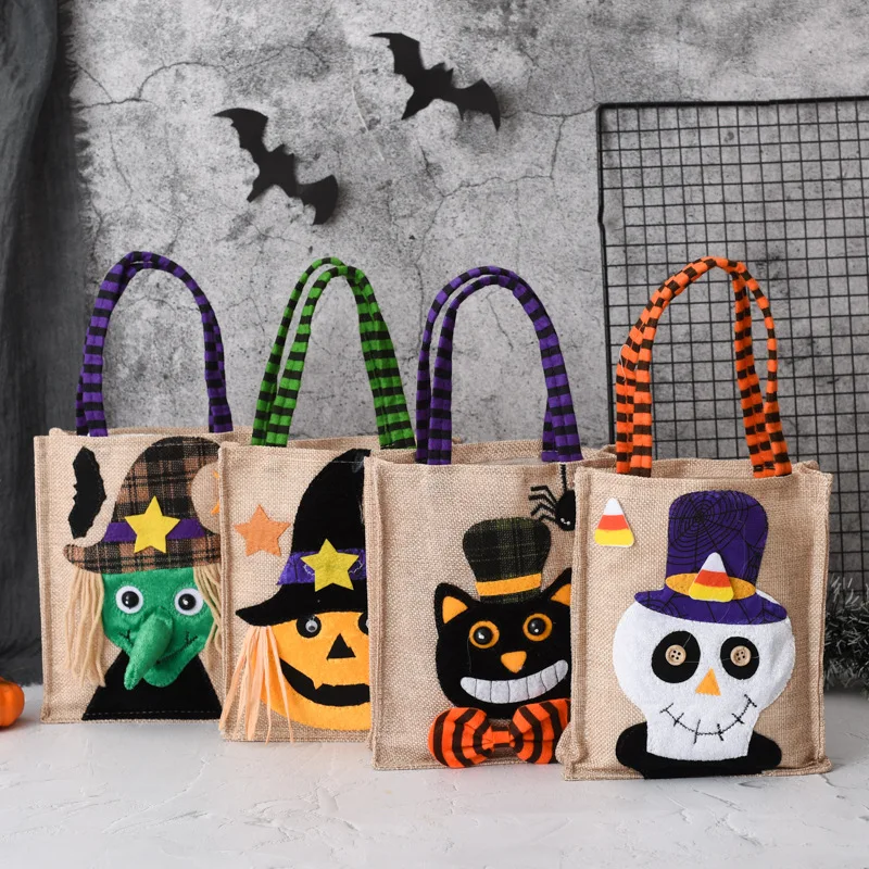 

New Halloween Candy Bag Ghost Festival Pumpkin Bag Decoration Props