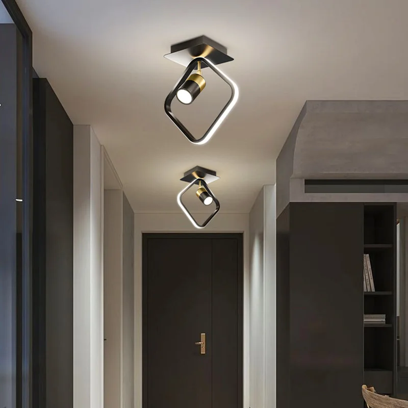 

Modern LED Ceiling Spotlight Small Sconce for Living room Bedroom Kitchen Corridor Porch Pendant Light Aisle Lampshade Luminaire