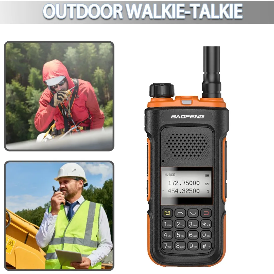 Long Range Walkie Talkie 100 Mile Two Way Radio Dual Band Headset Waterproof Reach Further and Receives Strong Signals Brand New