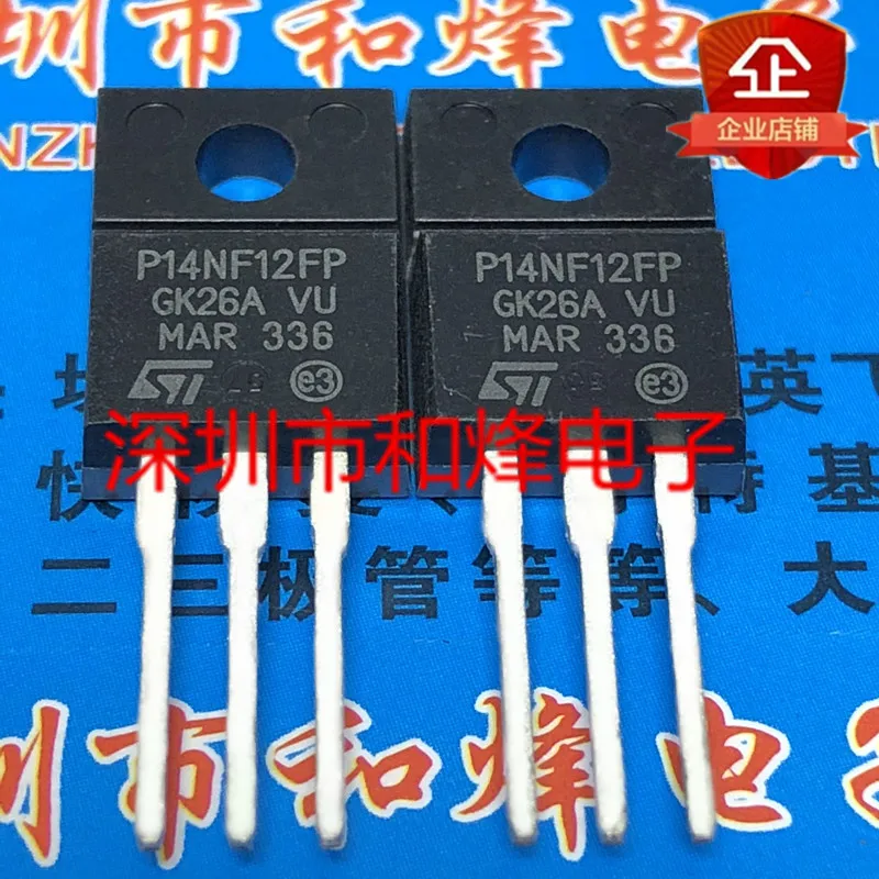 

5PCS-10PCS P14NF12FP STP14NF12FP TO-220F 120V 14A New And Original On Stock