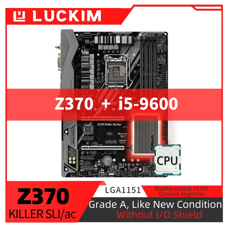 

Восстановленная материнская плата Z370 KILLER SLI/ac LGA1151