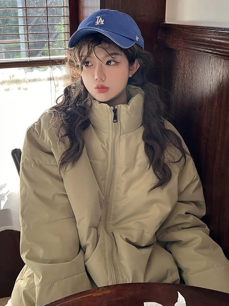 MEILLY DOLPHIN Winter Clothes Women Short Parkas Jackets For Women Thicken Warm Stand Collar Coat Jacket Female Casual Outwear