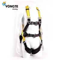 professional industrial full body safety harness with lanyard 5 point design