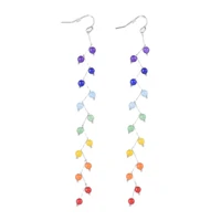 kissitty dyed natural malaysia stone beads dangle earrings with plastic ear nuts for women hook earrings jewelry findings gift