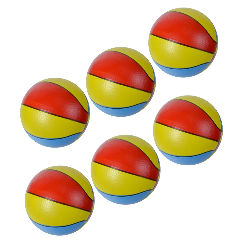 

6Pcs Children Inflated Balls Bouncy Balls Beach Balls for Toddlers Summer Party Kids