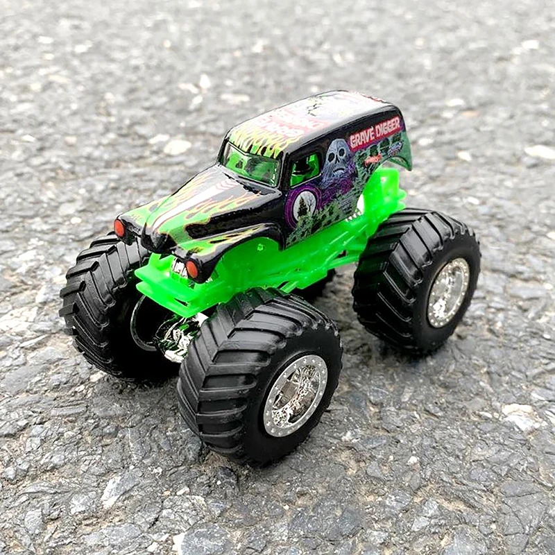 

Игрушечный монстр-Трак, металлическая литая модель автомобиля, игрушка для мальчиков 1:64, привидение, внедорожник, детские игрушки, подарки