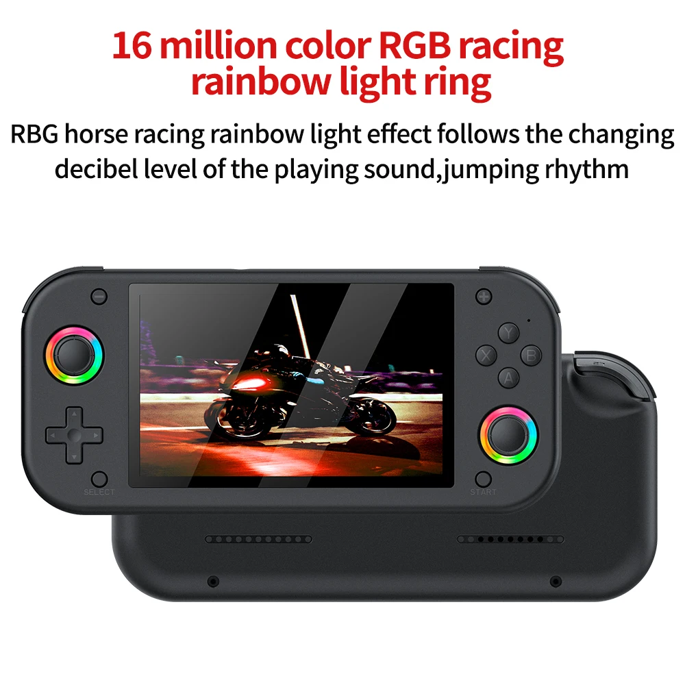 Фото Портативная игровая консоль RGB Racing Rainbow Light M26 с 5,1-дюймовым IPS-экраном, процессором ARM Cortex-A9, поддержкой более 30000 2D/3D игр и офлайн-режимом №2