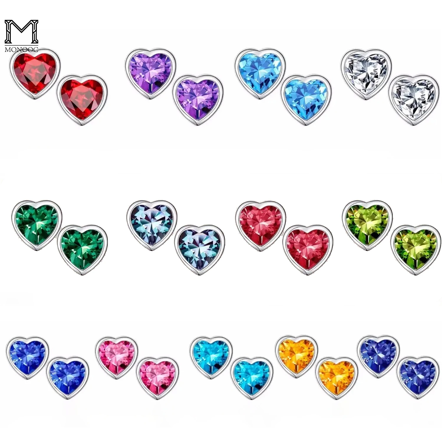 

Женские серьги-гвоздики из серебра 925 пробы