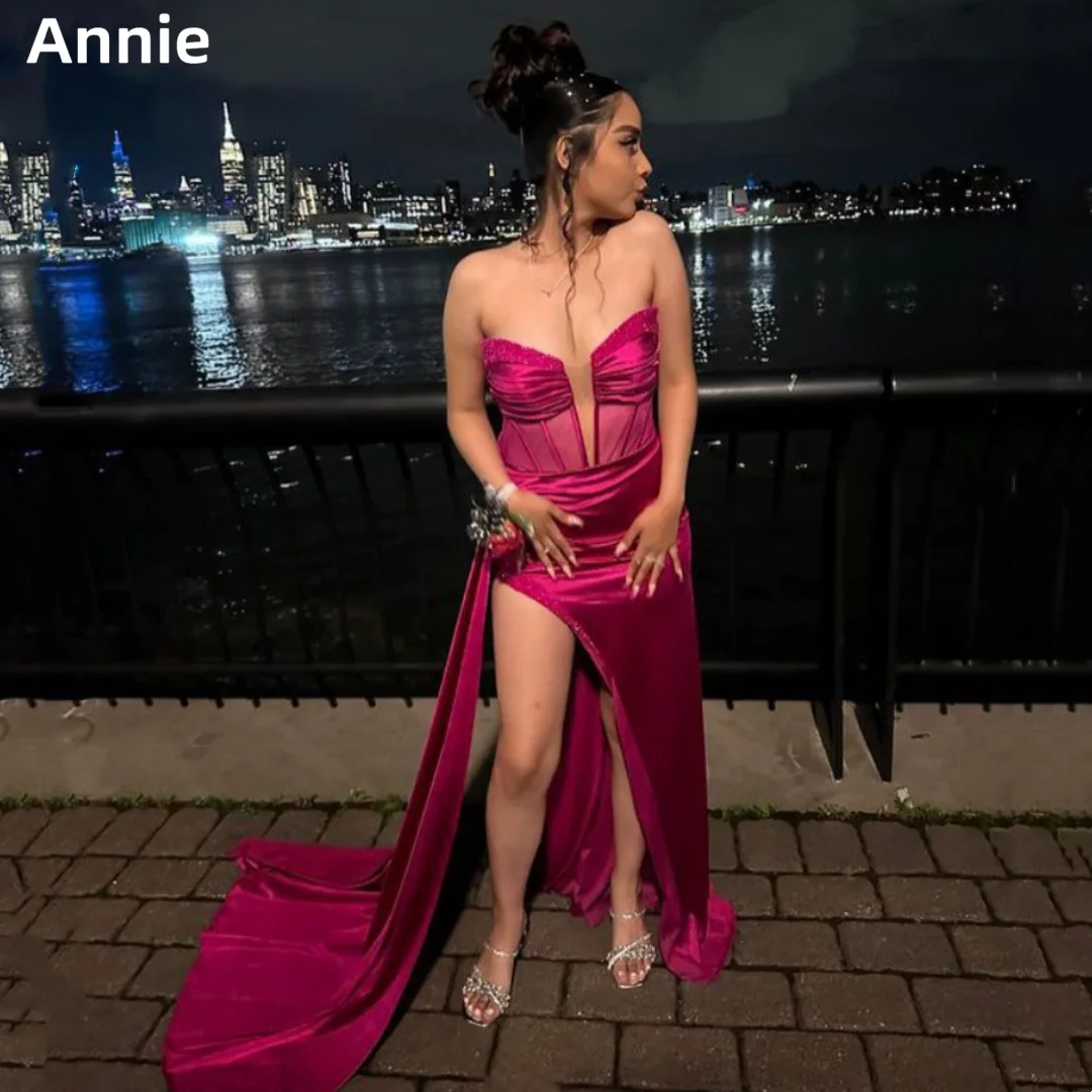 Сексуальное Элегантное свадебное платье Annie с открытыми плечами фиолетовые