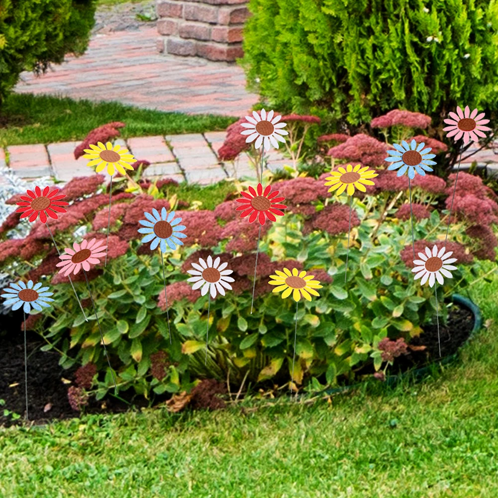 

Plants Pot Flower Stakes Indoor Yard Garden 5PCS Bed Garden Decor Durable Non Woven Fabric+wire Yard Art Brand New