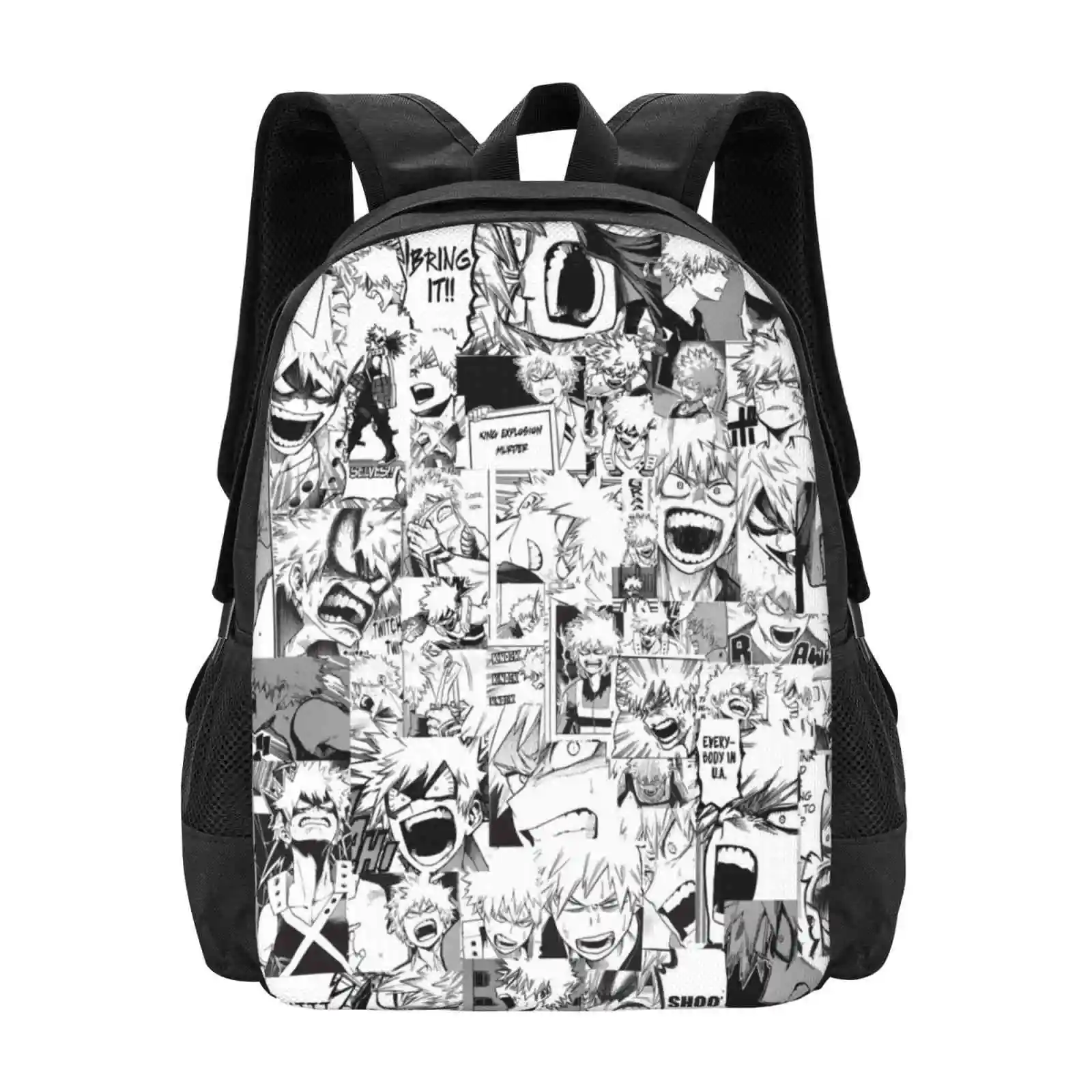 

Angry Bakugou Katsuki Collage 3D Print Design Backpack Student Bag Boku No Hero Academia Bnha Mha Bakugou Katsuki Katsuki