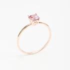 Золотое кольцо с аметистами 000-350501 НАШЕ ЗОЛОТО Our gold