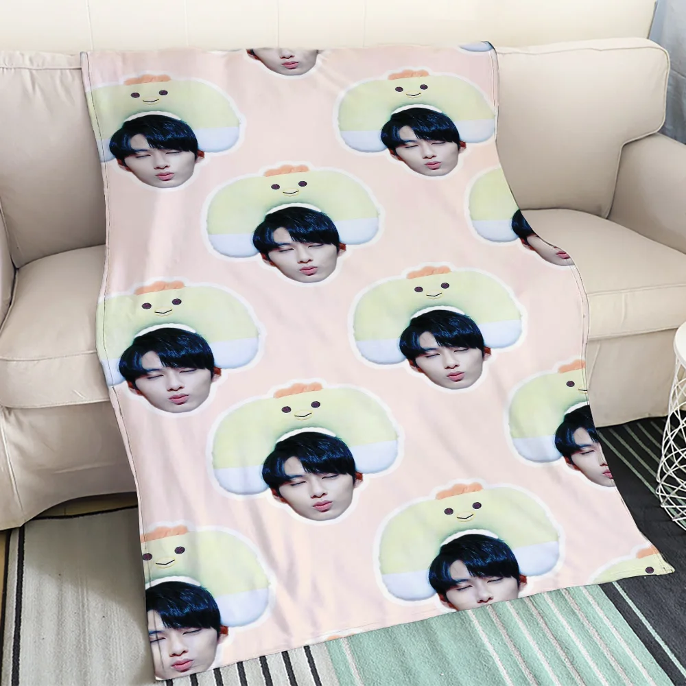 Теплое стеганое одеяло из флисовой ткани для взрослых/детей с дизайнерским