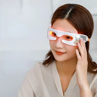 3d led light therapy eyes mask massager heating spa vibration led face mask eye bag wrinkle removal fatigue relief beauty device