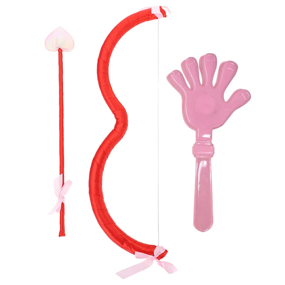 

1 компл. Cupid лук со стрелками ручные клэперы для Дня Святого Валентина вечерние Cupid реквизит для косплея