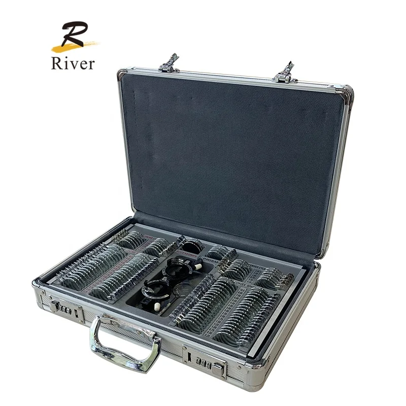 

Optometry Equipment Trial Lens Set Metal Rims JSC-104-A