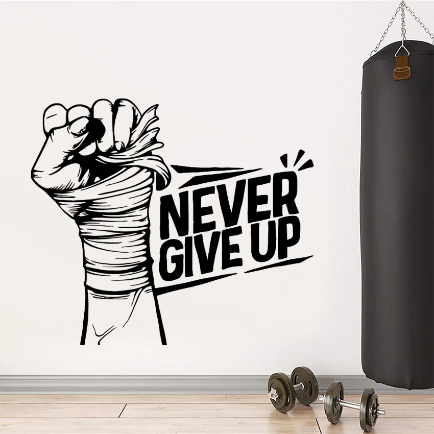 

Gym Bedroom Home Decor Wallpaper Creative Gym Vinyl Wall Sticker Decor Living Room Decoration