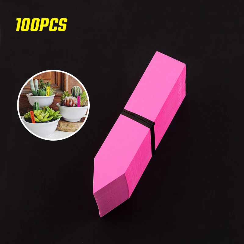 

50 шт., пластиковые этикетки для растений, садовые принадлежности, детские маркеры для лотков для рассады, инструменты для украшения сада «сделай сам», цветочные горшки, посадочные бирки