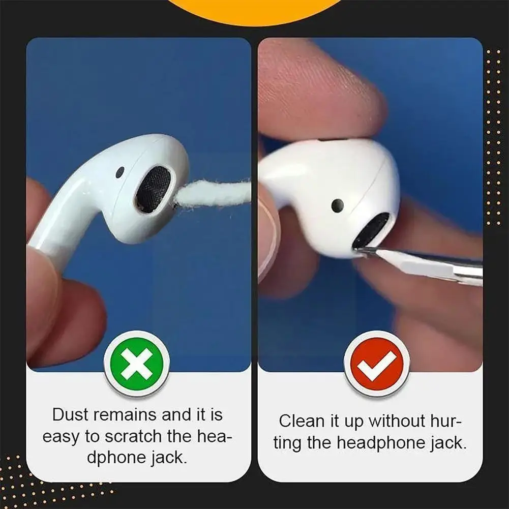 

Cleaner Kit For Pro 1 2 Earbuds Cleaning Pen Brush Bluetooth-compatible Earphones Cleaning Tools For Q7b8