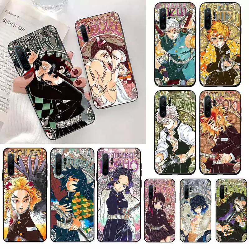 

Kimetsu no Yaiba Demon Slayer Phone Case For Huawei honor Mate 10 20 30 40 i 9 8 pro x Lite P smart 2019 Y5 2018 nova 5t