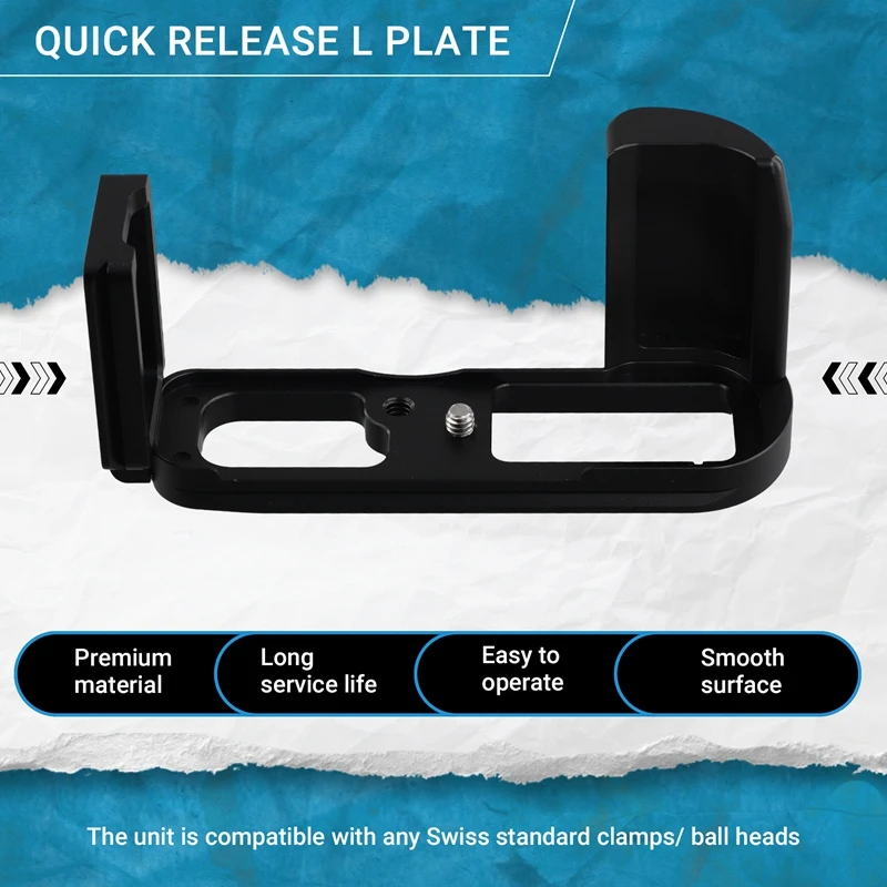 Quick Release L Plate/Bracket Holder Hand Grip Base For Fujifilm Fuji X100f Camera Ball Head