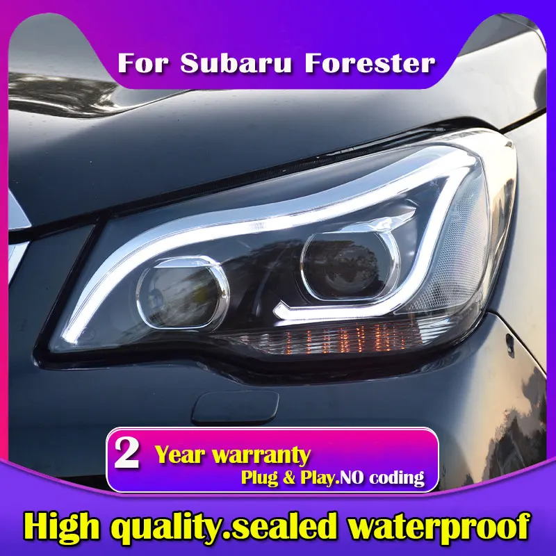 

car light assembly signal lamp for Subaru Forester 2013-2016 LED daytime running light Xenon low beam halogen turn signal