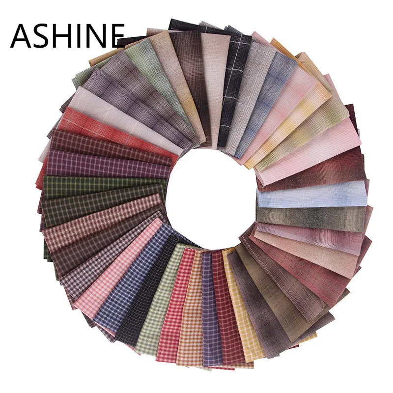 

24*34cm Cotton Yarn Dyed Japanese Fabric Material Craft Patchwork Purse Quilting bundles Fabric Applique Sewing Doll Cloth